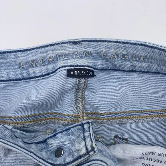 AMERICAN EAGLE AIR-FLEX 360 SLIM FIT JEANS Men's 33x30 Distressed SEE PICS - Picture 6 of 14